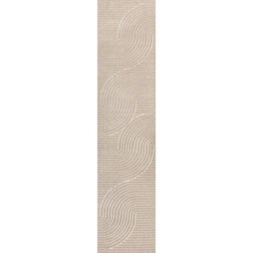 Skagen Minimalist Curve Geometric Area Rug